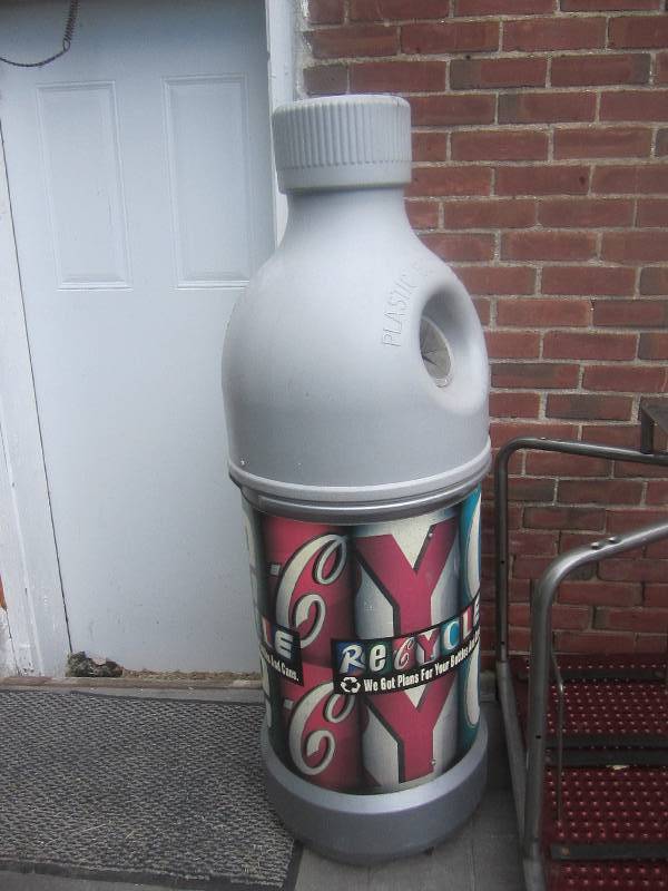 Pop and can bottle recycler...