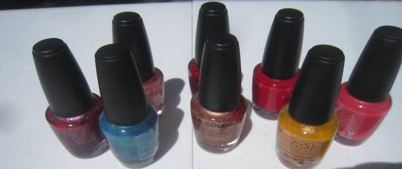 NEW -- BOX LOTS - GREAT FOR GARAGE SALES, FLEA MARKETS OR STORE - 8 bottles of nail polish