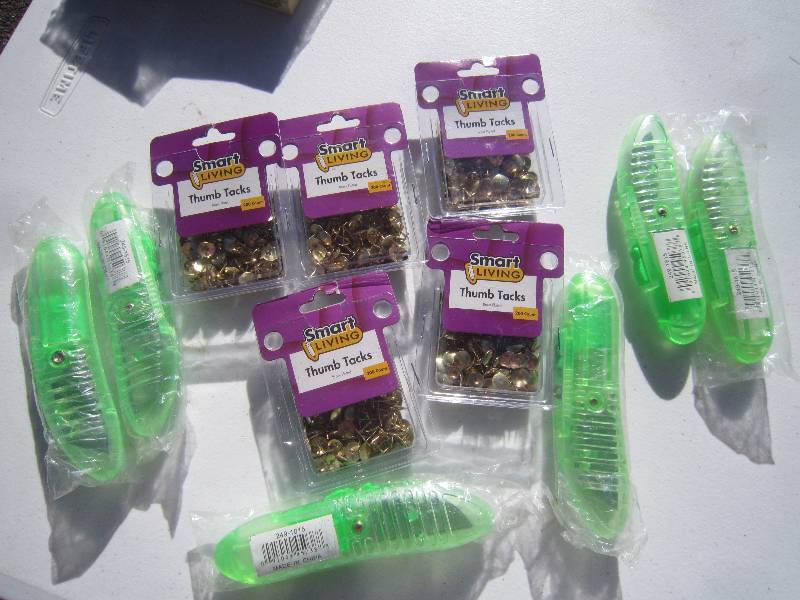 NEW -- BOX LOTS - GREAT FOR GARAGE SALES, FLEA MARKETS OR STORE