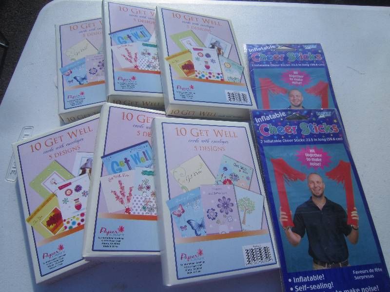 NEW -- BOX LOTS - GREAT FOR GARAGE SALES, FLEA MARKETS OR STORE