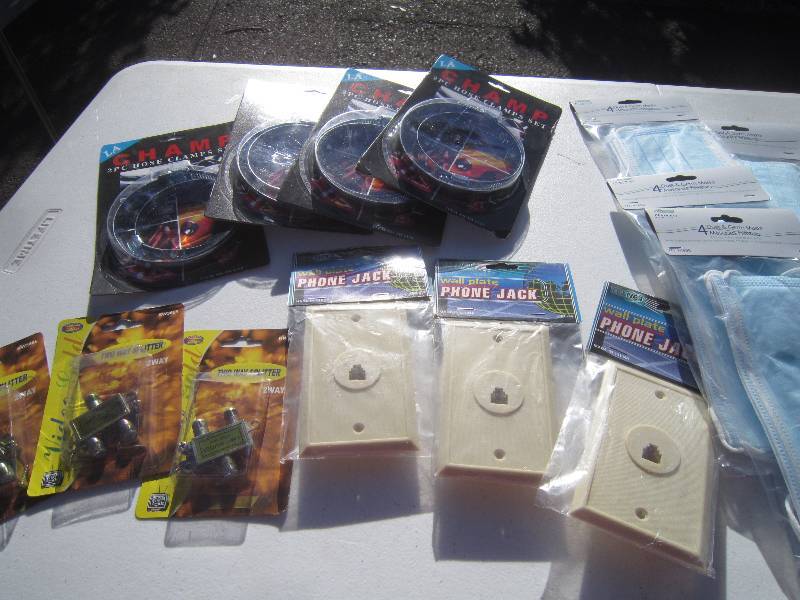 NEW -- BOX LOTS - GREAT FOR GARAGE SALES, FLEA MARKETS OR STORE