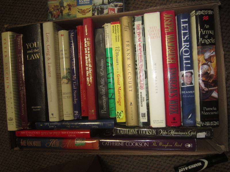 BOX LOT OF BOOKS