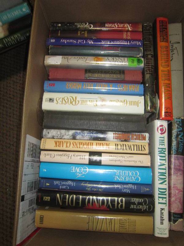 BOX LOT OF BOOKS
