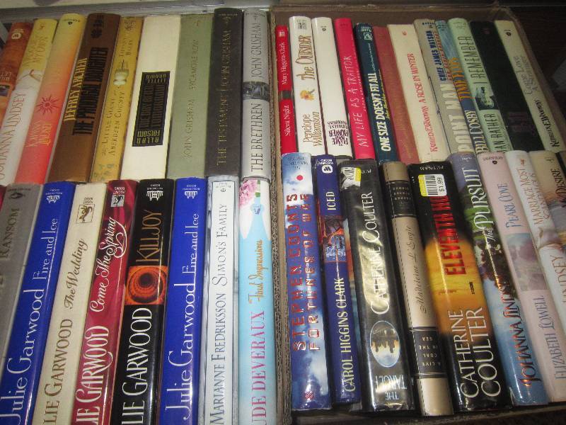 BOX LOT -1 VERY LARGE BOX OF BOOKS