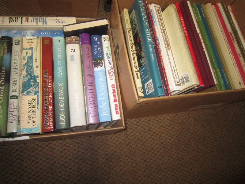 BOX LOT- 2 BOXES OF BOOKS