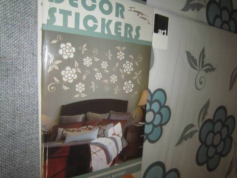 NEW- 3 PACKS OF WALL DECOR STICKERS