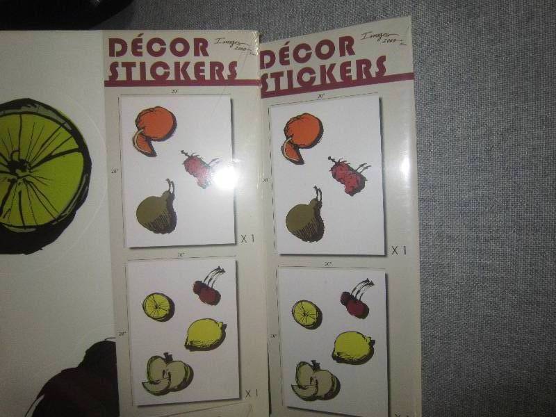 NEW- 4 PACKS OF WALL DECOR STICKERS