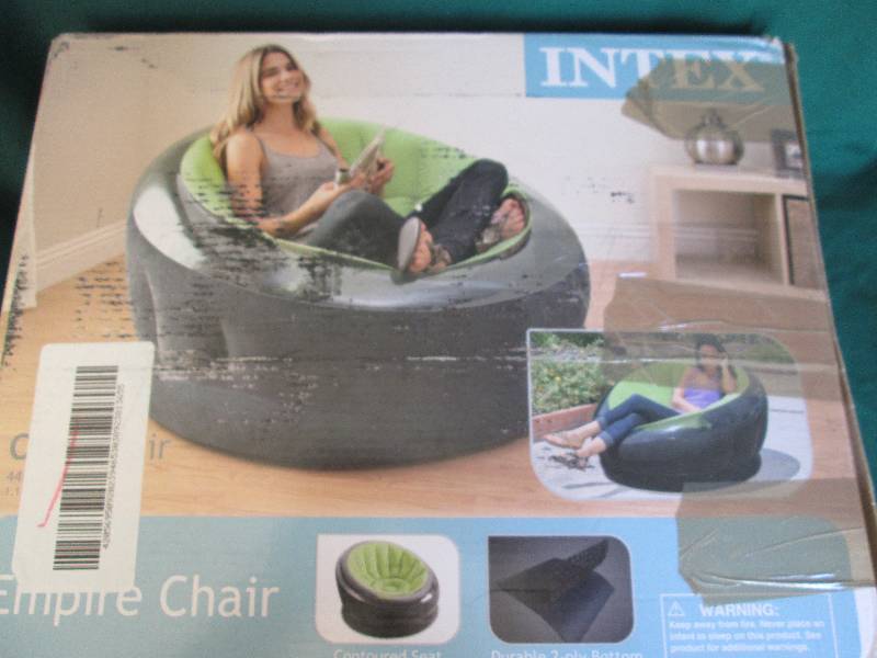 lot 12 image: Intex Empire Inflatable Chair ...