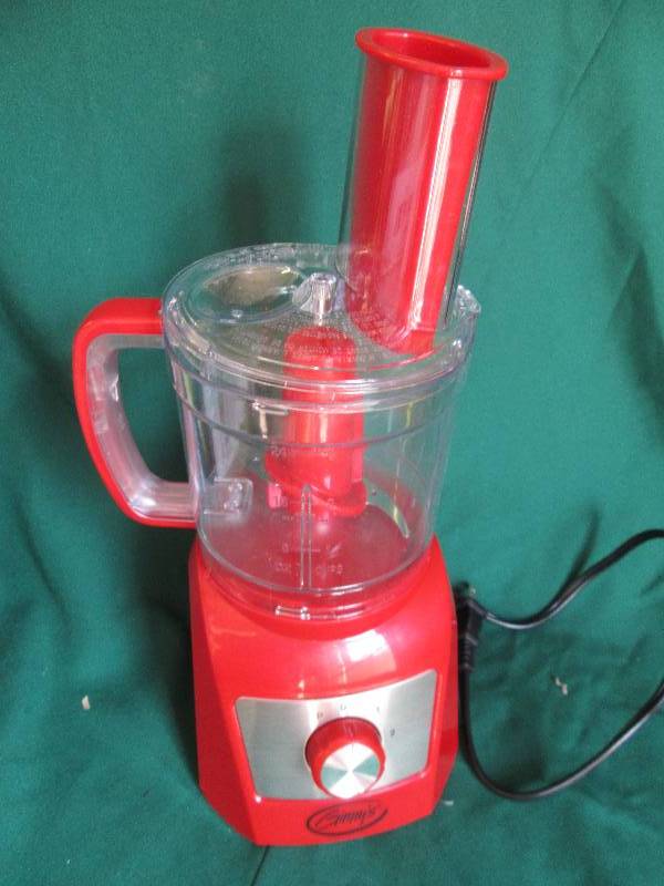 lot 34 image: Ginnys  3 Cup Food Processor  Red ...