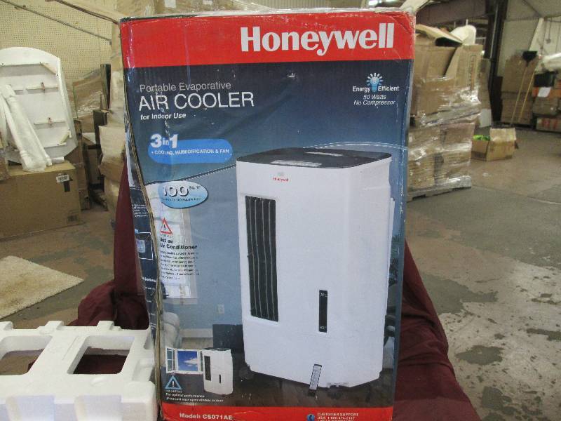 lot 107 image: Portable Evaporative Air Cooler 3in...