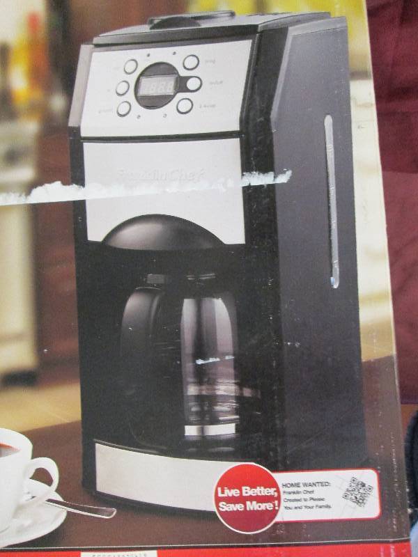 lot 109 image: Franklin Chef, 10 cup Automatic Cof...