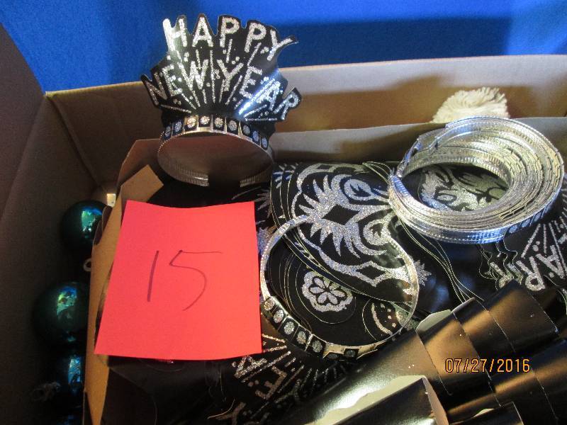 New Years party decorations ...