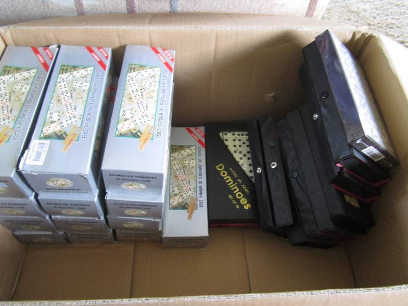 Large wholesale lot of dominos game...