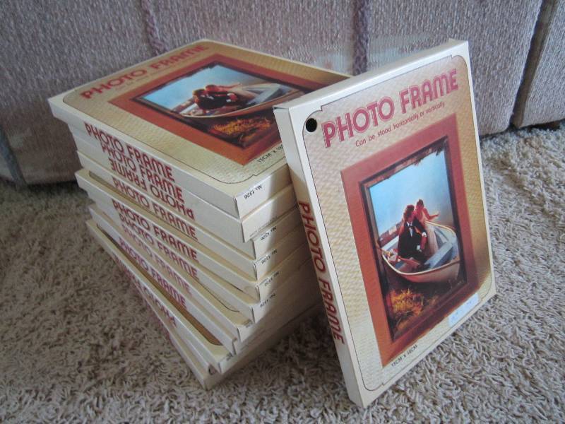 Large lot of 12 photo frames...