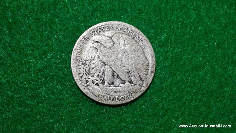 1918 Walking Liberty Silver Half Dollar