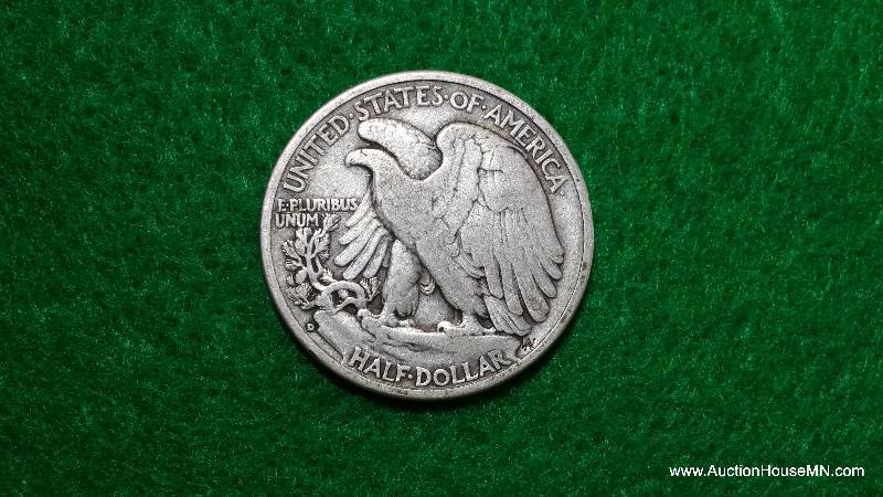 1934 D Walking Liberty Silver Half Dollar