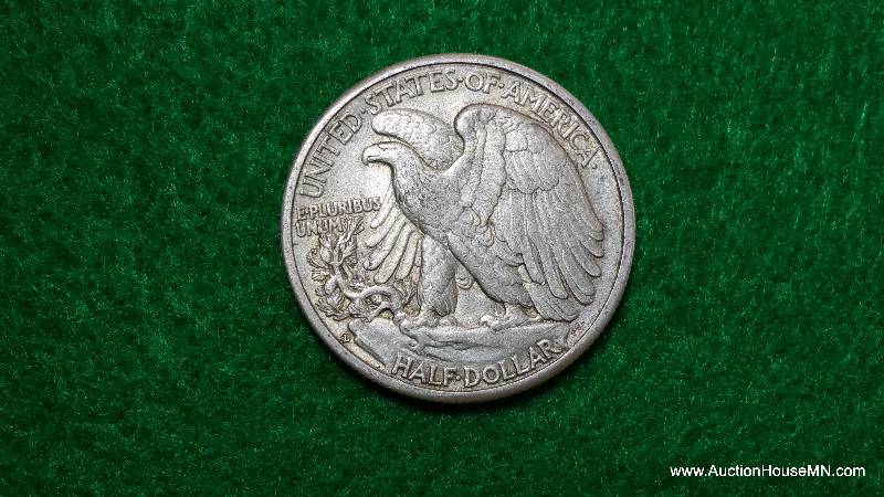 1943 D Walking Liberty Silver Half Dollar