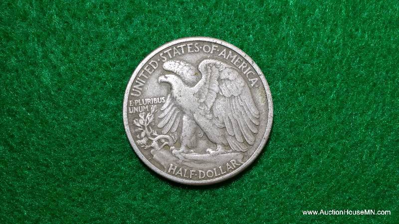 1947 D Walking Liberty Silver Half Dollar