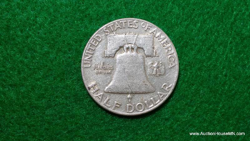 1949 P Franklin Silver Half Dollar