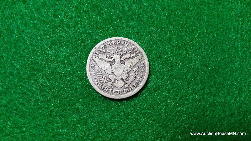 1899 Barber Silver Quarter Dollar