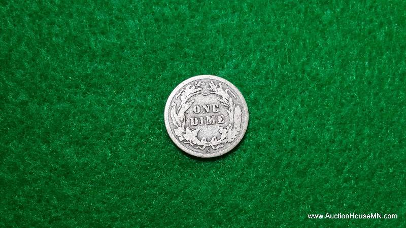 1916 S Barber Silver Dime