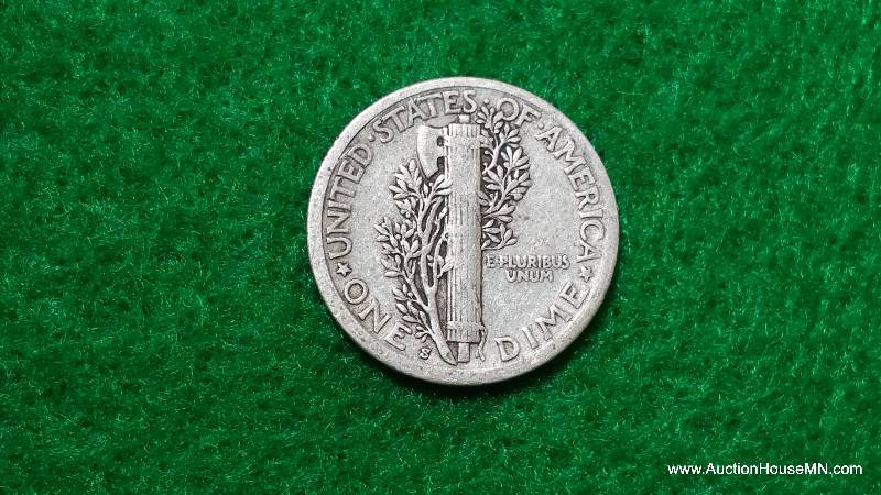 1919 S Mercury Silver Dime