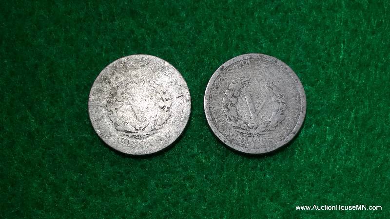 (2) 1890 Liberty V Nickels