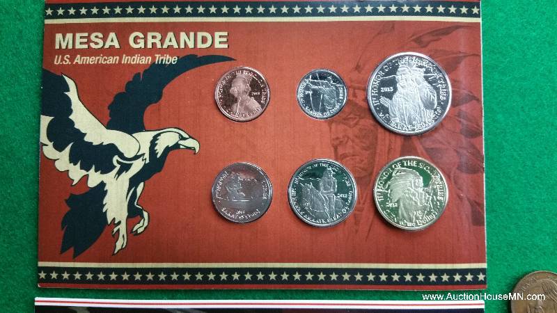 Native American National Coin Sets  Crazy Horse Sioux Coin