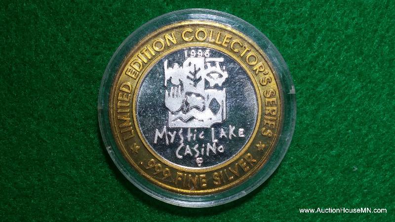 Mystic Lake .999 Fine Silver Collectors Coin - Horses