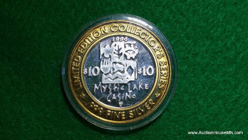 Mystic Lake .999 Fine Silver Collectors Coin - Buffalo