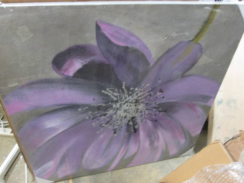 Midnight Blossom Oversized Purple F...