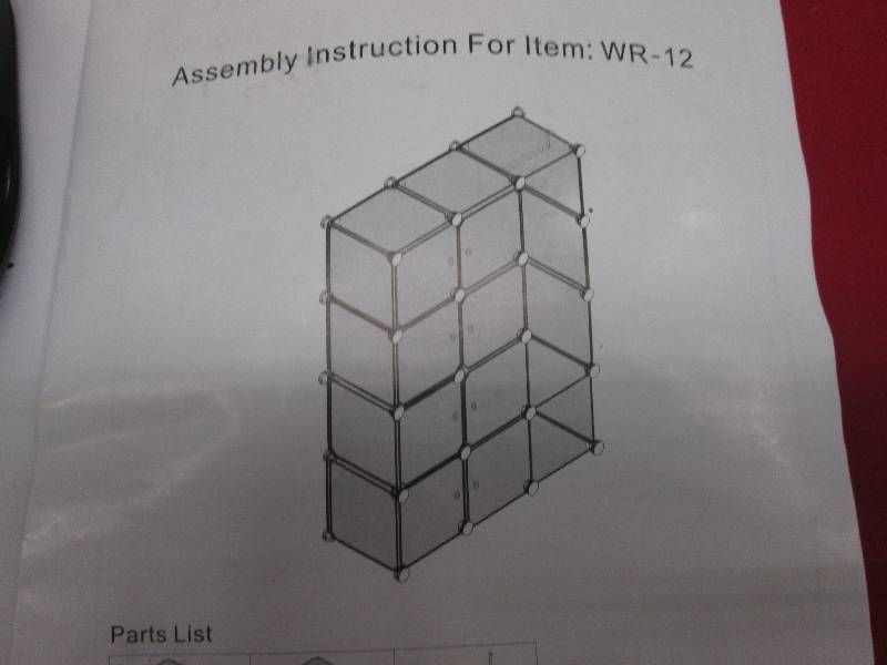 Multi Bin Storage Unit open box, Re...