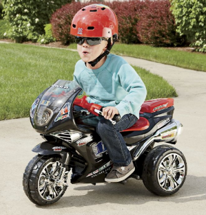 Battery-Powered 3-Wheel Racer open ...