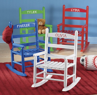 Childs Rocking Chair in Black open...