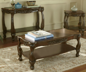 Carved Apron Coffee Table open box ...
