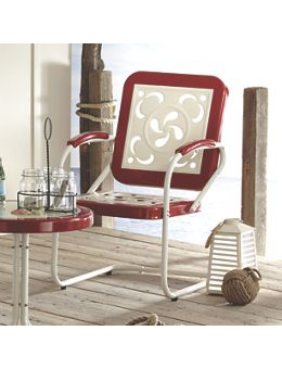 Steel Retro Armchair open box, Reta...