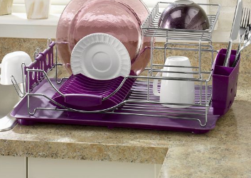 The Sophisticate Dish Rack in Pur...