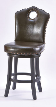 Nailhead Swivel Stool - open box Re...