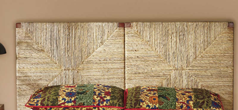 Banana Leaf Headboard King - open b...