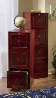 3-Drawer Locking File Cabinet open ...