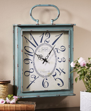 Distressed Clock- out of box, untes...