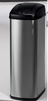 Auto-Open Brushed-Finish Trash Bin ...