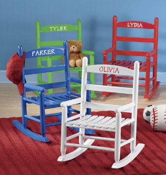 Personalized Childs Rocking Chair ...