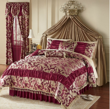 Allison Comforter Queen Red open bo...