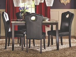 Faux Marble Dining Table(only) open...