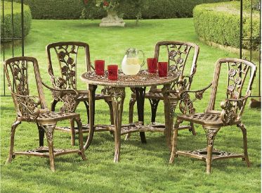 5-Piece Patio Set in Bronze open bo...