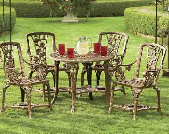 5-Piece Patio Set in Bronze open bo...