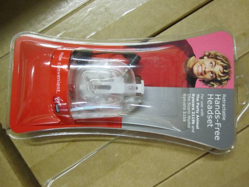 Case of 48 hands free headsets...