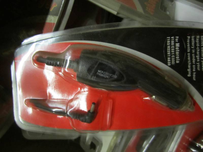 2 cases of car power chargers...