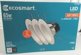 lot 3 image: 65W Equivalent Soft White E26 BR30 Dimmable Downlight LED Light Bulb New